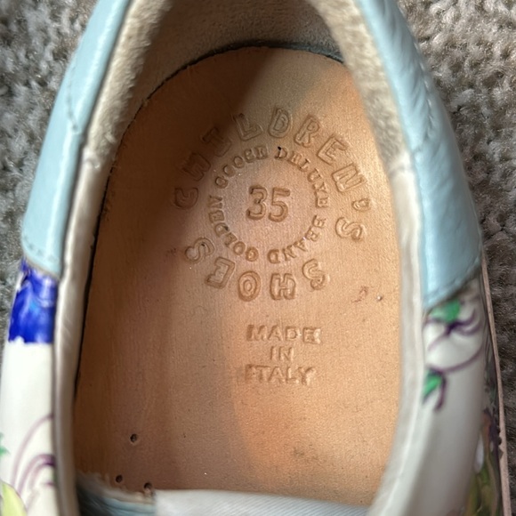 Golden Goose GGDB Children’s Shoes Deluxe Brand Size 35 - 3 Kids Sneakers AS IS - Picture 8 of 16